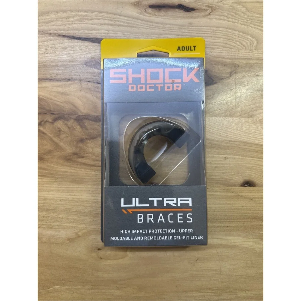 Shock Doctor Ultra Braces Flavor Fusion Mouthguard Adult 11+ tether included